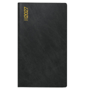 Taschenkalender 70-45 432 907, schwarz, 1 Monat / 2 Seiten
