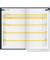 Taschenkalender 70-45 432 907, Miniplaner D 15, schwarz, 1 Monat / 2 Seiten, 8,7x15,3cm (A6), 2027