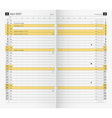 Taschenkalender 70-46 830 007