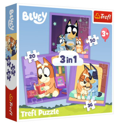 Puzzle 3in1 Bluey