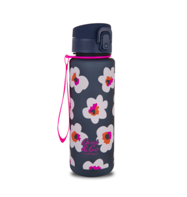 Trinkflasche Flores Nin blau