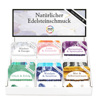 Armband Edelstein sortiert