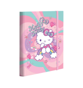 Heftbox Pastell-Pink Serie 12979PTR, A4 rosa/t&uuml;rkis, 3cm F&uuml;llh&ouml;he, Karton