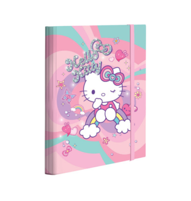 Heftbox Pastell-Pink Serie 12979PTR, A4 rosa/t&uuml;rkis, 3cm F&uuml;llh&ouml;he, Karton