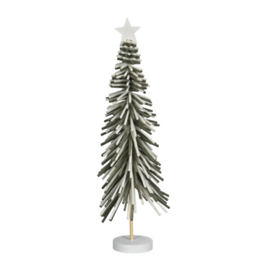 Weihnachtlicher  Baum 13x13xH34cm