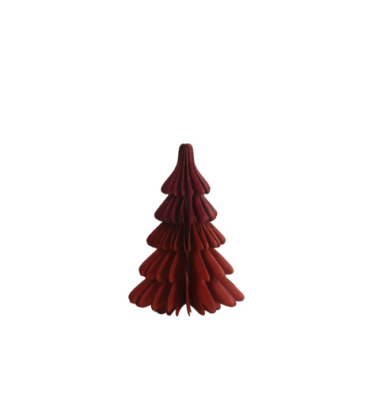 Weihnachtlicher  Figur Wabe Baum rot