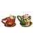Weihnachtlicher  Maus in Tasse  2 Mod.