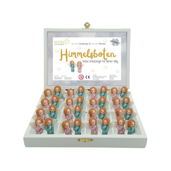 48 Stück HERGO Dekofigur Schutzengel sortiert 4250237359235 HERGO