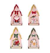Weihnachtlicher Figur im H&auml;uschen sortiert