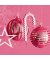 Weihnachtsservietten 227337 / Kugeln/Stern/Zuckerstange, 3-lagig, 33x33cm