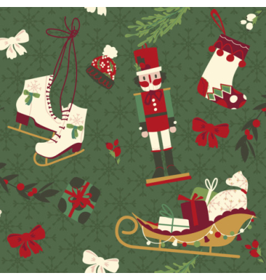Weihnachtsservietten 227350, 3-lagig