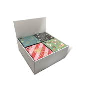 Weihnachtsservietten Trend-modern 230310 / 4 weihnachtliche Motive, 3-lagig, 33x33cm