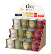 Weihnachtlicher Teelichthalter Sch&ouml;ne Weihnachten
