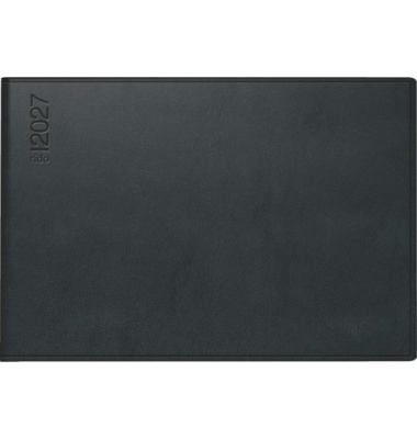 Taschenkalender 70-17 523 907, Septimus, schwarz, 1 Woche / 2 Seiten, 15,2x10,2cm (A6 Querformat), 2027