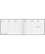 Taschenkalender 70-17 563 807, Septimus, grau, 1 Woche / 2 Seiten, 15,2x10,2cm (A6 Querformat), 2027