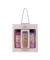 Badeset 6062670 ESSENTIAL BOTANICALS, Strawberry & Hibiscus, Orange & Lavender, Lemon & Basil, 200g, 230g, 60g, 2 Flaschen, 1 Tu