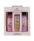 Badeset 6062670 ESSENTIAL BOTANICALS, Strawberry & Hibiscus, Orange & Lavender, Lemon & Basil, 200g, 230g, 60g, 2 Flaschen, 1 Tu