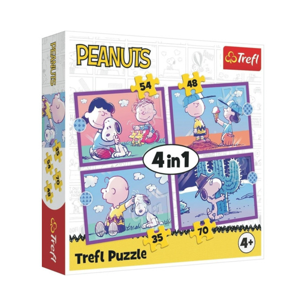Trefl Puzzle 4in1 Fun with Snoopy 5900511346916 Trefl
