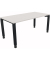 Schreibtisch All in One, manuell h&ouml;henverstellbar, 68-82cm (H), 160x80cm (BxT), rechteckig, wei&szlig; / anthrazit metallic