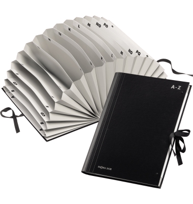 F&auml;chermappe Profi - & Kanzlei - Kollektion 24211-04, schwarz, A4, 20 F&auml;cher