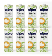 Sojadrink Barista Soja 102620, 1,9% Fett, laktosefrei, vegan, 8x 1 Liter, im Tetrapack