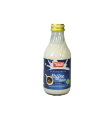 Kaffeesahne 334, 10% Fett, 200ml, in der Glasflasche