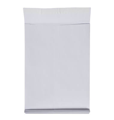Faltentaschen BlessOf 30007056, B4, ohne Fenster, haftklebend, 40mm-Falte, 150g, wei&szlig;