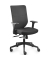 B&uuml;rostuhl to-sync work comfort, schwarz / schwarz, mit Armlehnen, bis 125kg, ohne Kopfst&uuml;tze