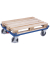 Fahrgestell Gummi 1070x870x350mm bl