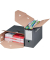 Archivbox 226161310, A4, grau/wei&szlig;, innen 33x12x26,5cm (TxBxH), Wellpappe