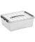 Aufbewahrungsbox Q-Line H6160302, 12 Liter, mit Deckel, au&szlig;en 400x300x140mm, Kunststoff transparent