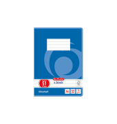 Oktavheft 413617 / liniert, A6, 70g, blau