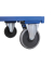 Plattenwagen Gummi 1315x800x295mm bl