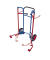 Reifenkarre niedrig Gummi 705x660x1165mm bl