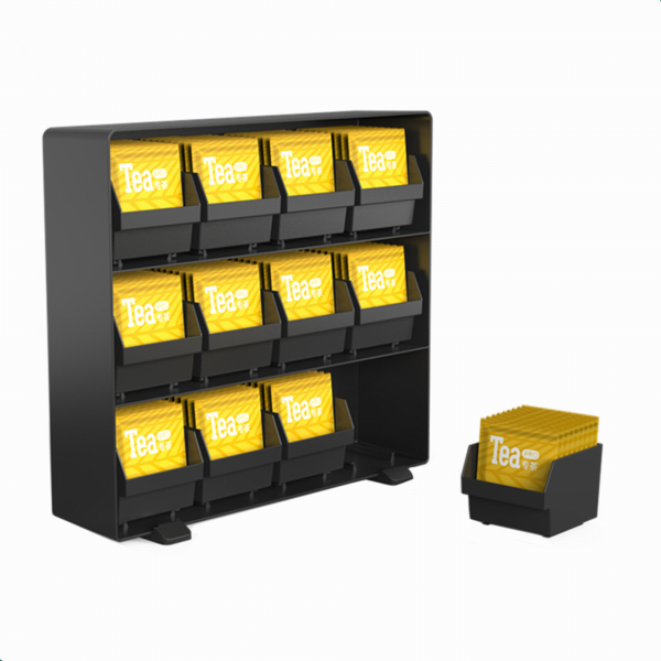 Deflecto deflectoTeebeutel Organizer 12Fächer sw 5055425915045 Deflecto