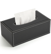 Papiertuchspender rechteckig sw