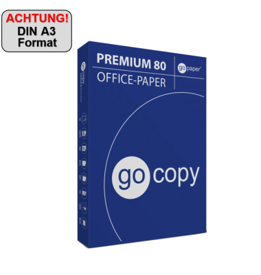 Kopierpapier Premium 80 130100087 A3 80g wei&szlig; ohen