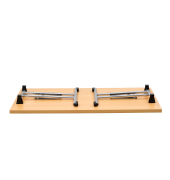 Klapptisch VKL, 75cm (H), ahorn / chrom