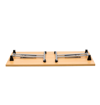 Klapptisch VKL, 75cm (H), ahorn / chrom