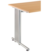 Schreibtisch VNS, 74cm (H), ahorn / silber