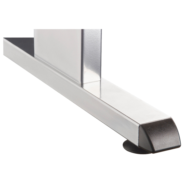 Hammerbacher Schreibtisch VOS, manuell höhenverstellbar, 85cm (H), eiche / weiß 4032062340646 Hammerbacher 2 Stück