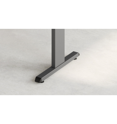 Schreibtischkombination VOS, manuell h&ouml;henverstellbar 78cm (H), eiche / graphit