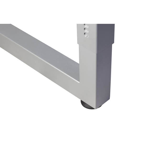 Hammerbacher Schreibtisch VRS, manuell höhenverstellbar, 85cm (H), eiche / silber 4032062341582 Hammerbacher 3 Stück