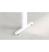 Schreibtischkombination VOS, manuell h&ouml;henverstellbar 78cm (H), eiche / wei&szlig;