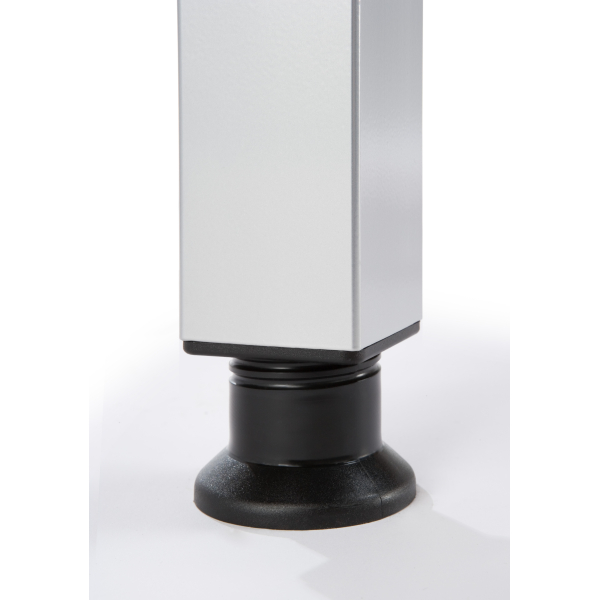 Hammerbacher Schreibtisch VJS, manuell höhenverstellbar, 76cm (H), graphit / silber 4032062343876 Hammerbacher 3 Stück