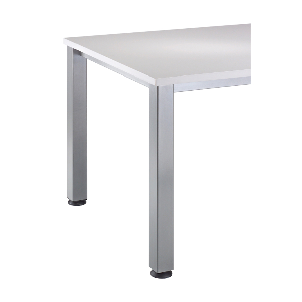Hammerbacher Schreibtisch VQS, manuell höhenverstellbar, 81cm (H), eiche / silber 4032062344514 Hammerbacher 2 Stück