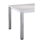 Schreibtisch VQS, manuell h&ouml;henverstellbar, 81cm (H), eiche / graphit