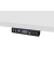 Sitz-Steh-Schreibtisch VXMKA, elektrisch h&ouml;henverstellbar, 120cm (H), eiche / silber