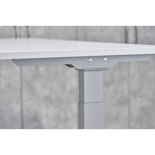 Hammerbacher Sitz-Steh-Schreibtisch VXDKB, elektrisch höhenverstellbar, 129cm (H), eiche / graphit 4032062346624 Hammerbacher 2 Stück
