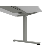 Sitz-Steh-Schreibtisch VXMST, elektrisch h&ouml;henverstellbar, 120cm (H), asteiche / graphit